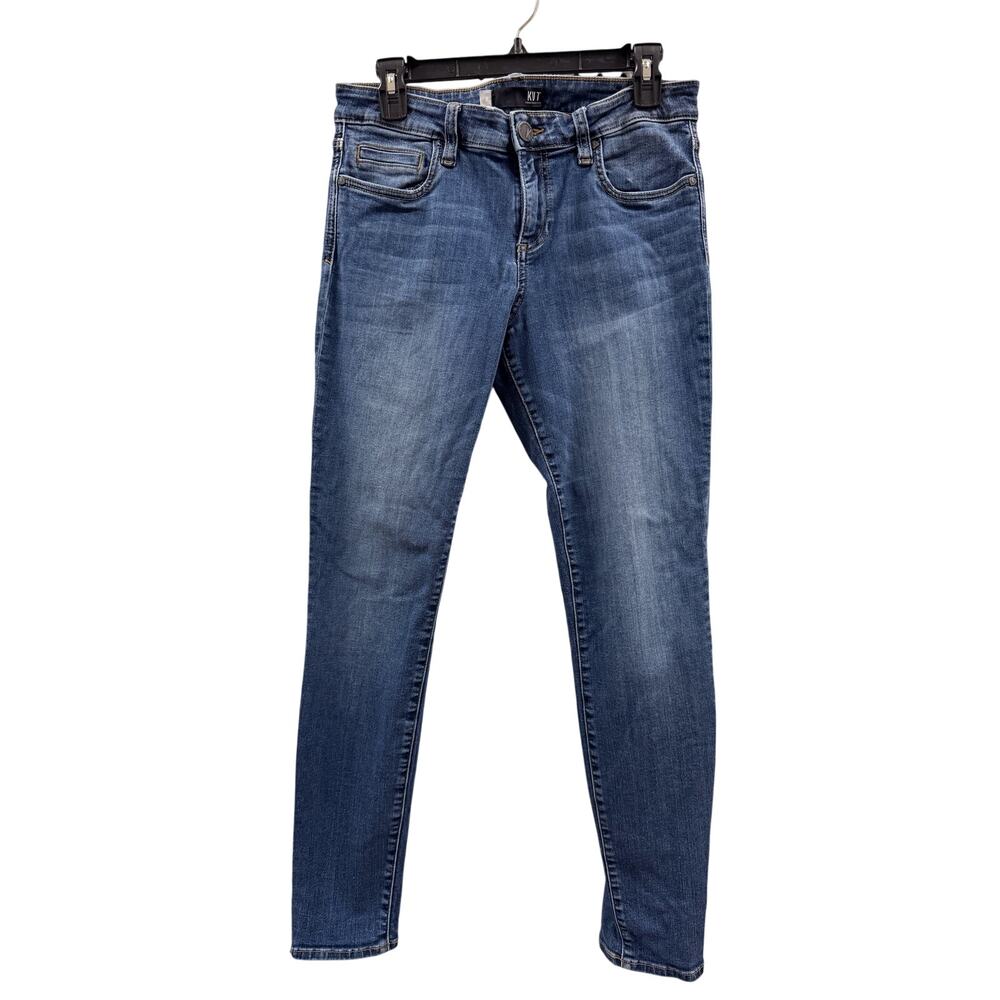 Kut from Kloth Women's Toothpick Skinny Jeans Blue Size 8